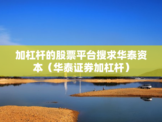 加杠杆的股票平台搜求华泰资本（华泰证券加杠杆）