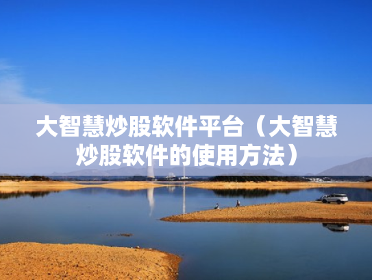 大智慧炒股软件平台（大智慧炒股软件的使用方法）