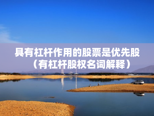 具有杠杆作用的股票是优先股（有杠杆股权名词解释）