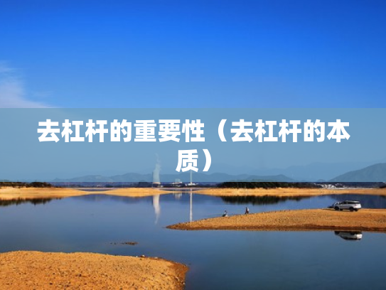 去杠杆的重要性（去杠杆的本质）