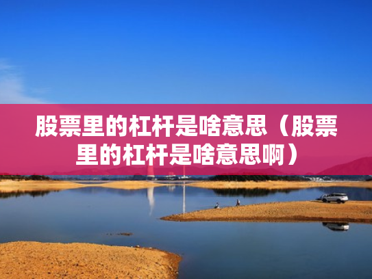 股票里的杠杆是啥意思（股票里的杠杆是啥意思啊）