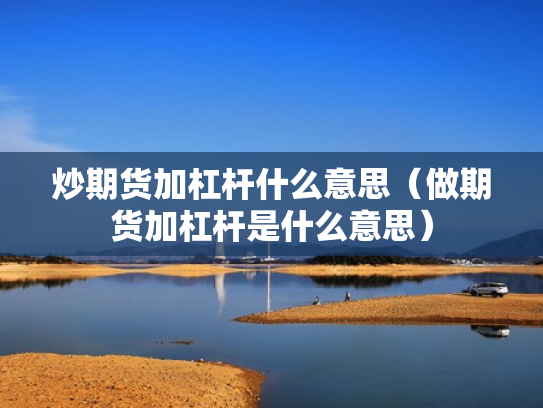 炒期货加杠杆什么意思（做期货加杠杆是什么意思）