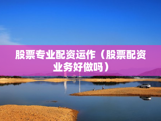 股票专业配资运作（股票配资业务好做吗）