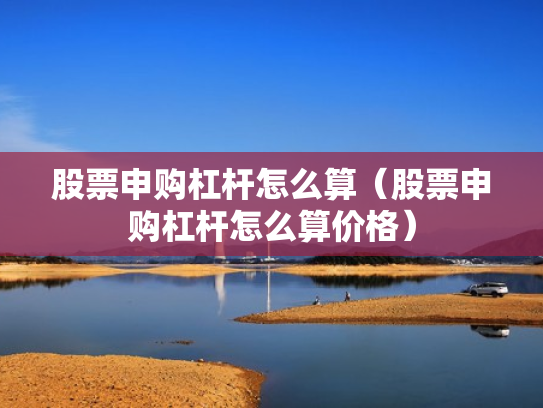 股票申购杠杆怎么算（股票申购杠杆怎么算价格）