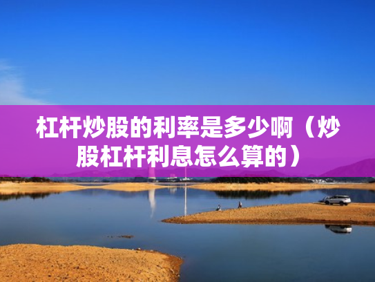 杠杆炒股的利率是多少啊（炒股杠杆利息怎么算的）